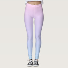 Roze Paarse Gradiënt  Leggings
