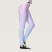 Roze Paarse Gradiënt  Leggings (Rechts)