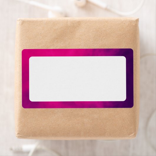 Roze Paarse gradiëntrandlabels – Etiket (Insitu)