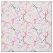 Roze Paarse grijze schaarplaat Stof (Swatch)