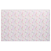 Roze Paarse grijze schaarplaat Stof (Fat Quarter)