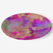 Roze, paarse, groene alcoholmarmer bord voor afdru (Gekanteld)