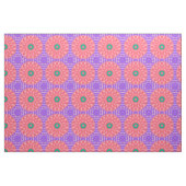 Roze Paarse Groene Boho Chic Artsy Mandala Pattern Stof (Fat Quarter)