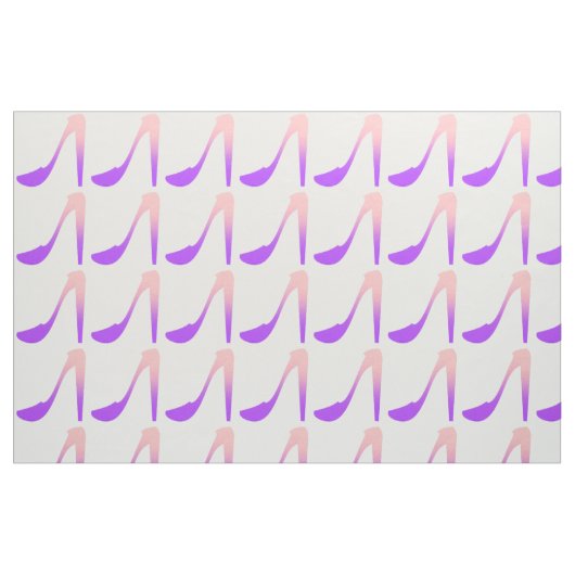 Roze Paarse hoge hoogten Stof (Fat Quarter)