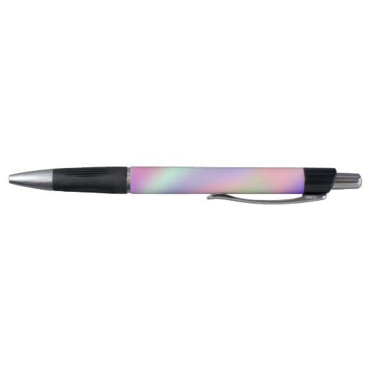 Roze paarse holografische monogram naam script pen (Bodem)