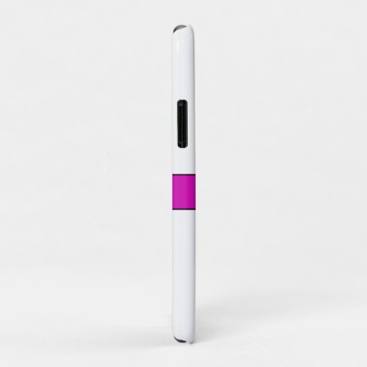 Roze Paarse Hummingbird Monogram Naam Case-Mate iPhone Case (Achterkant/rechts)