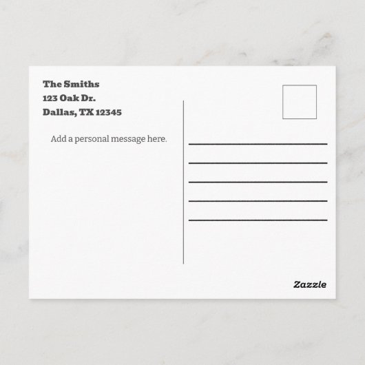 Roze, Paarse & Ivoren Bloemen op Grijs Dank u Kaar Briefkaart (Achterkant)