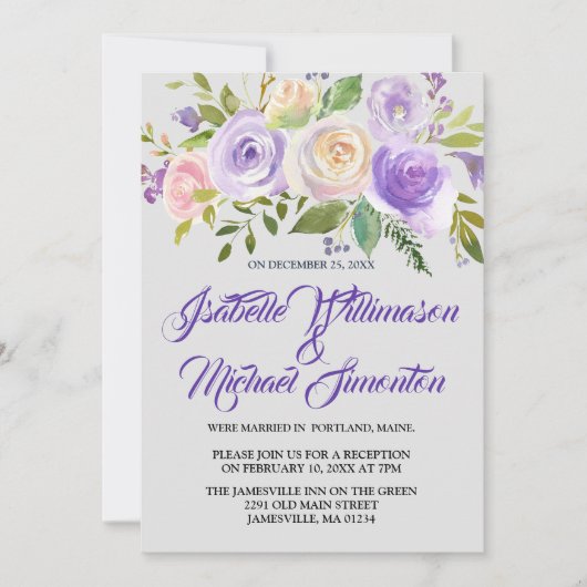 Roze Paarse kaart voor het verkrijgen van vloeisel (Voorkant)