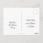 Roze Paarse kerstboom Modern Elegant Briefkaart (Achterkant)