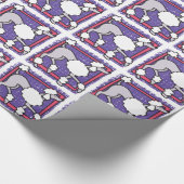 Roze Paarse Kinder omlooppapier Cadeaupapier (Hoek)