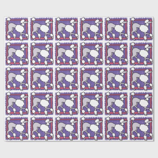 Roze Paarse Kinder omlooppapier Cadeaupapier (Vlak)