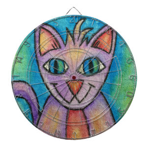 Roze Paarse Kitty Kat Dartbord