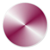 Roze Paarse Kleur Elegante Aangepaste Sjabloon Keramische Knop (Voorkant)