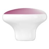 Roze Paarse Kleur Elegante Aangepaste Sjabloon Keramische Knop (Zijkant)