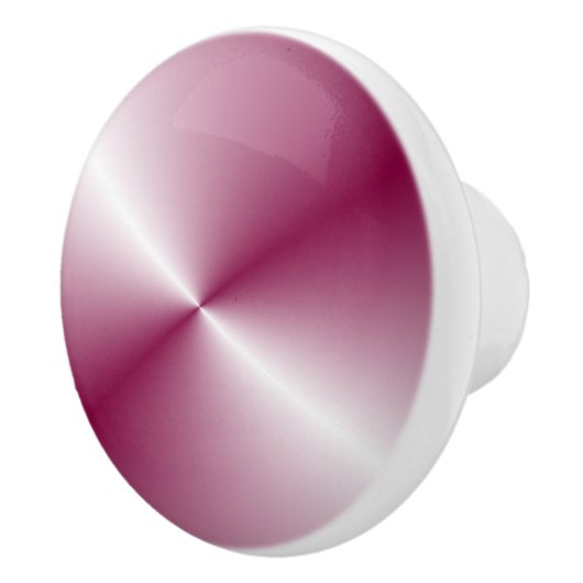 Roze Paarse Kleur Elegante Aangepaste Sjabloon Keramische Knop (Rechts)