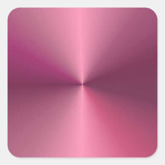 Roze Paarse Kleur Trendy Elegant Blank Sjabloon Vierkante Sticker (Voorkant)