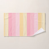 Roze Paarse kleuren Elegant Patroon Sjabloon Handdoek (Handdoek)