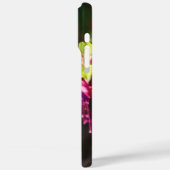 Roze Paarse kleurrijke Fuchsia Flower Initialen Case-Mate iPhone Case (Achterkant / Links)