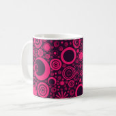 Roze, Paarse koffie Mok (Voorkant links)