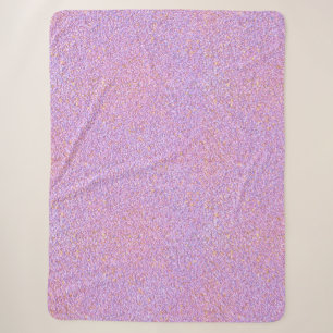 Roze paarse kruimel. Textuur. Sherpa Deken