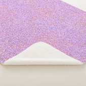 Roze paarse kruimel. Textuur. Sherpa Deken (3/4)
