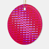 roze paarse kunst keramisch ornament (Links)