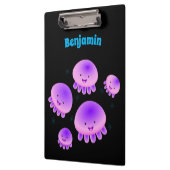 Roze paarse kwal kawaii cartoon klembar klembord (Links)