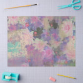 Roze Paarse Lace mooie bloem Tissuepapier (Craft)