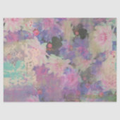  Roze Paarse Lace mooie bloem Tissuepapier (Voorkant)