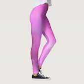 Roze Paarse Leggings - Witte B&B Logo (Rechts)