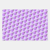 Roze & Paarse Lente Bloesem Fotografie Inpakpapier Vel (Voorkant 3)