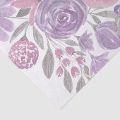 Roze Paarse lichte Sage Groene Florence Waterverf Tissuepapier (Detail)