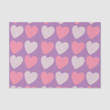 Roze Paarse liefdesharten