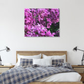 Roze paarse lilacs | roze roze foto canvas afdruk (Insitu (Slaapkamer))