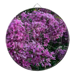 Roze paarse lilacs   roze roze foto dartbord