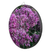 Roze paarse lilacs | roze roze foto dartbord (Voorkant Rechts)