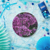 Roze paarse lilacs | roze roze foto papieren bordje (Feest)