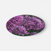 Roze paarse lilacs | roze roze foto papieren bordje (Gekanteld)