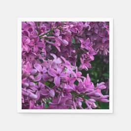 Roze paarse lilacs | roze roze foto servet
