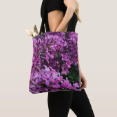 Roze paarse lilacs | roze roze foto tote bag (Dichtbij)