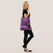 Roze paarse lilacs | roze roze foto tote bag (Op model)