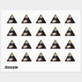 Roze Paarse Lotus Waterlilies Sticker (Vel)