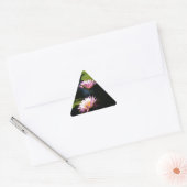 Roze Paarse Lotus Waterlilies Sticker (Envelop)