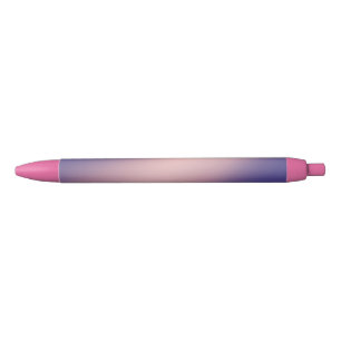 Roze Paarse maanlicht ombre effect Zwarte Inkt Pen
