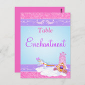 Roze, Paarse maatstaven Tale Tale Naam/Aantal Brie Briefkaart (Voorkant / Achterkant)