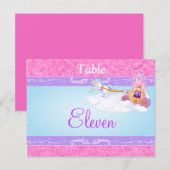 Roze, Paarse maatstaven Tale Tale Naam/Aantal Brie Briefkaart (Voorkant / Achterkant)