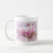 Roze Paarse Magnolia - Lentbloem Koffiemok (Links)