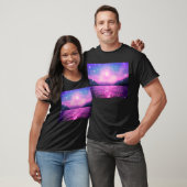 Roze Paarse Meer T-shirt (Unisex)