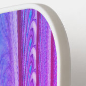 Roze Paarse n Blauwgroen Pickleball Paddle (Links Detail)