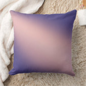 Roze paarse ombre maanlicht kussen (Deken)